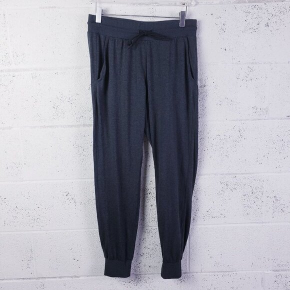Athleta Uptempo Jogger Pant Jersey Elastic Waist Stretch Charcoal Grey Small - Picture 1 of 9